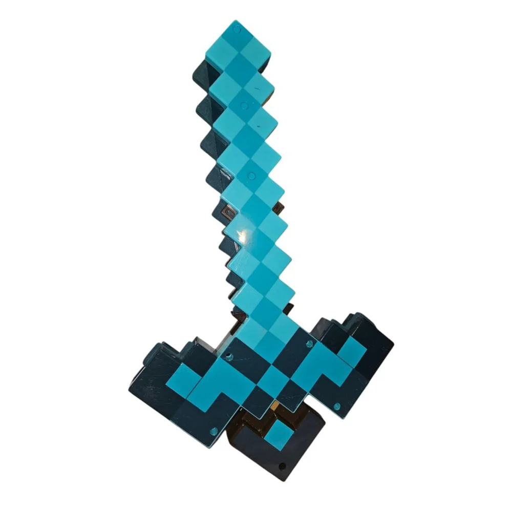 Mattel Minecraft Transforming Diamond Toy Sword Action Figure Toy Role Play - Picture 2 of 7